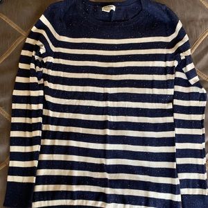 Blue and white striped sweater!